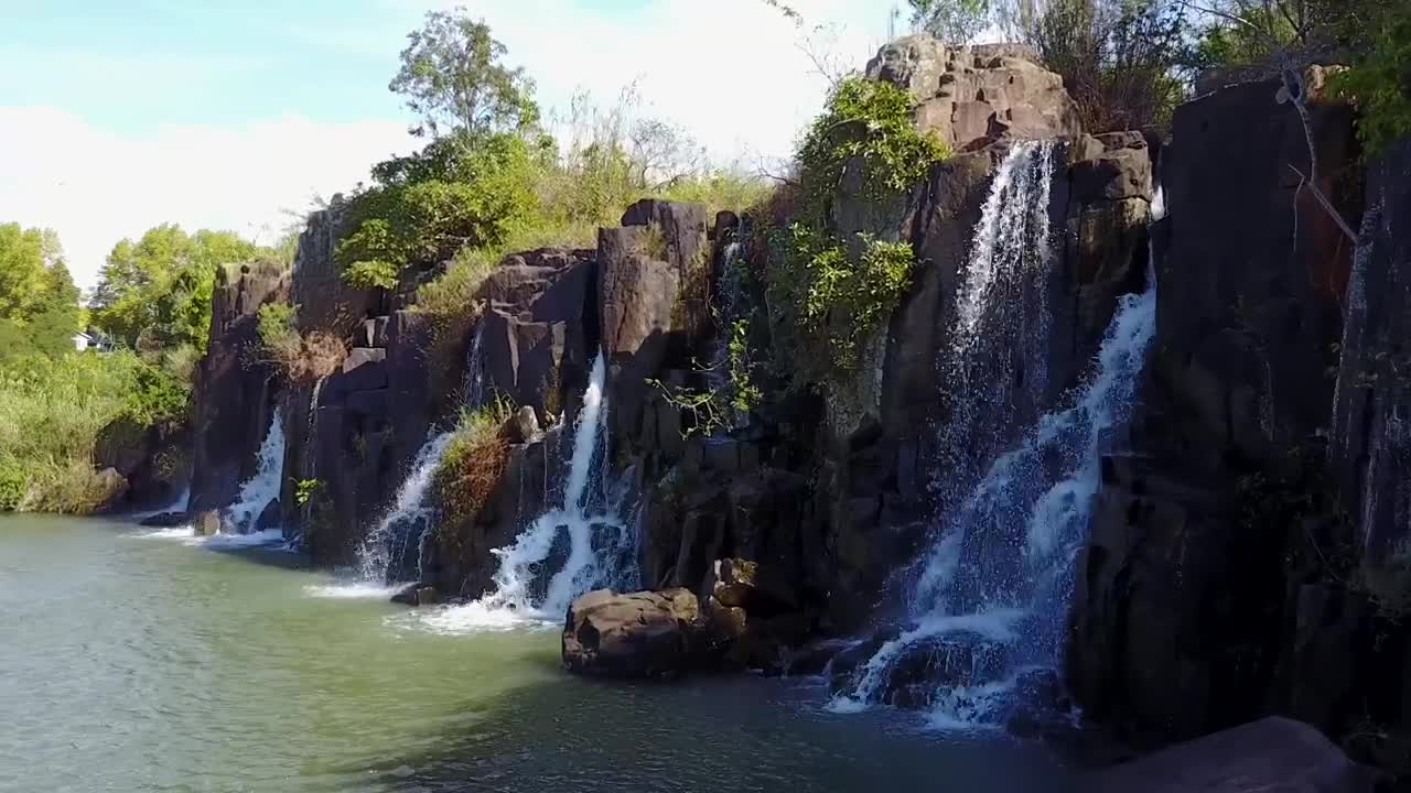 Stock Footage Waterfalls In A Reserve Live Wallpaper - Free Download