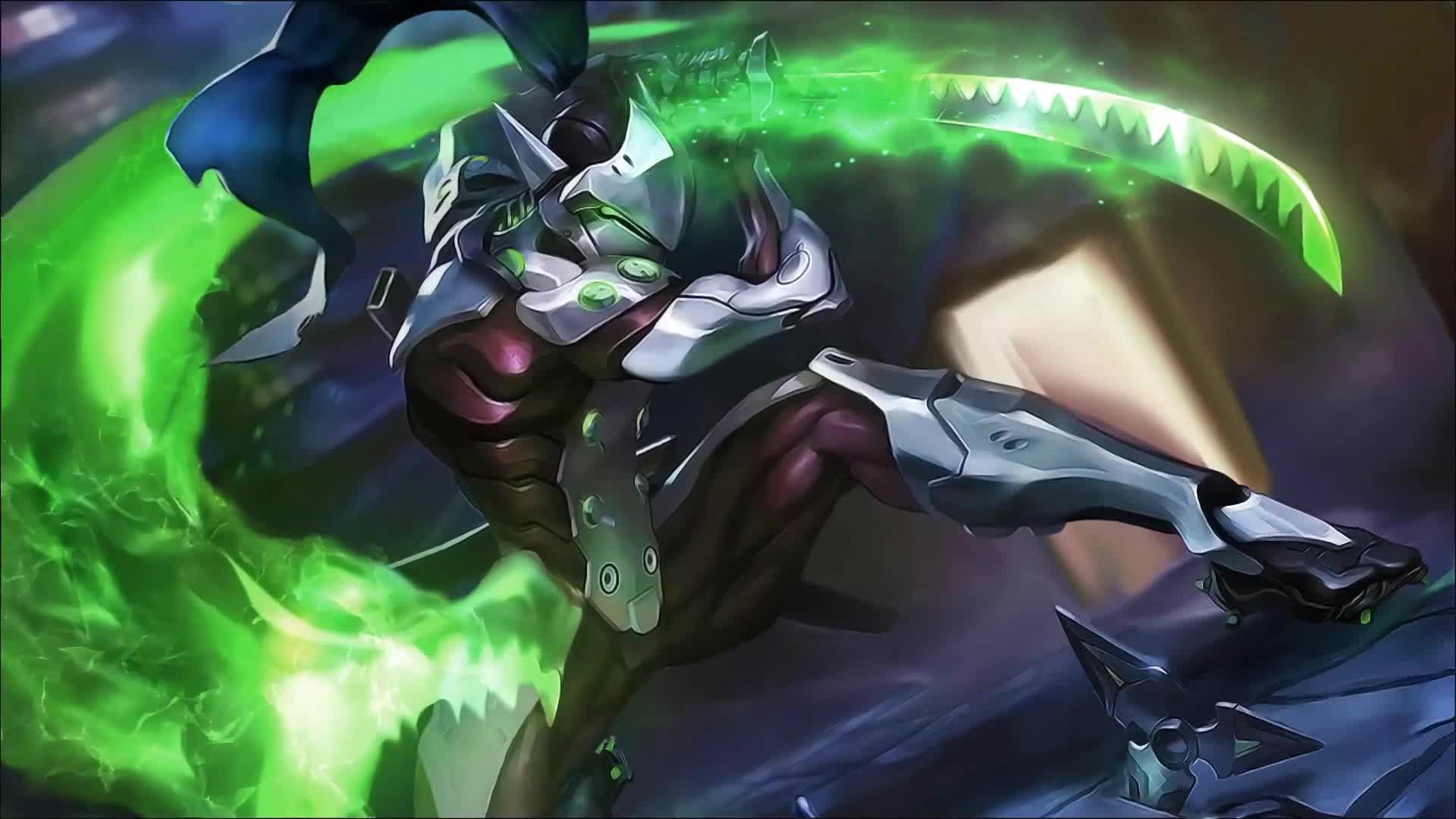 Genji  Overwatch  Animated  Wallpaper - Free Download