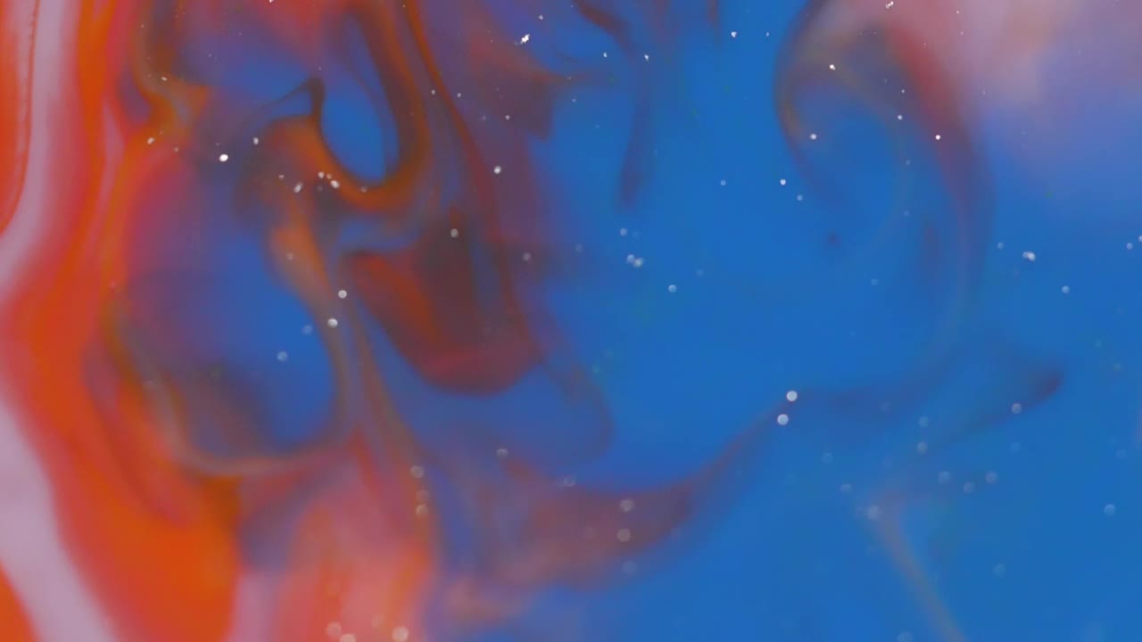 Stock Video Multicolor Ink Swirls In Water Live Wallpaper - Free Download