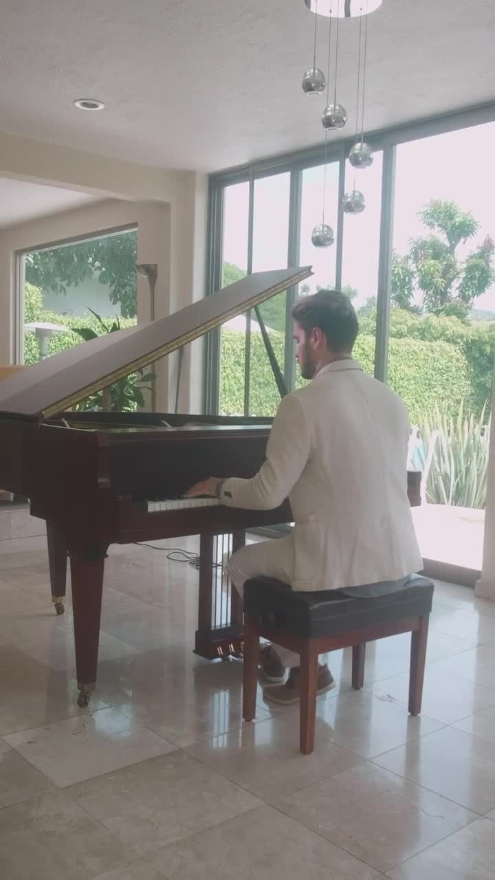 Stock Video Elegant Man Playing The Piano In A Lobby Live Wallpaper For PC - Free Download