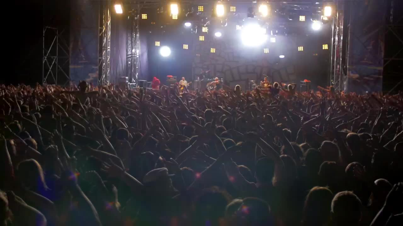 Stock Video Crowd With Hands In The Air At The Concert Live Wallpaper For PC - Free Download