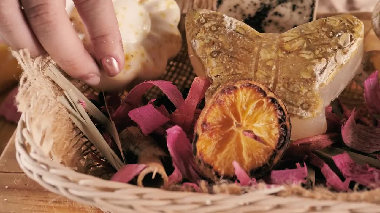 Stock Video Display Arrangement Of Handmade Soaps Live Wallpaper For PC - Free Download