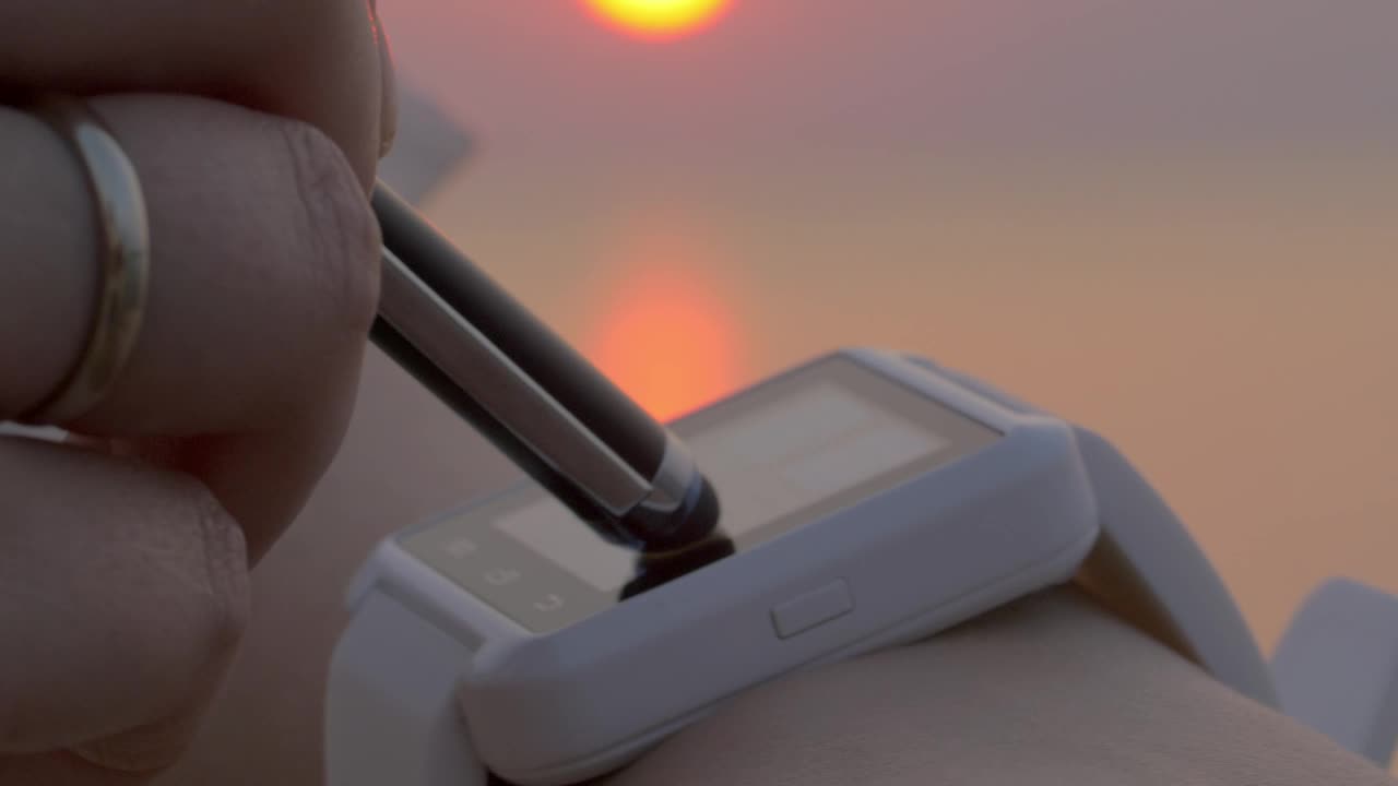 Video Stock Closeup Of A Smartwatch Screen Live Wallpaper For PC - Free Download