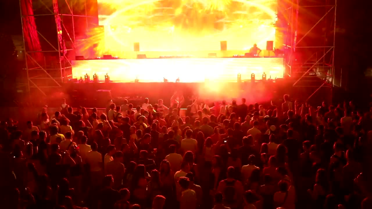 Free Video Stock Stage Of An Electronic Music Festival Live Wallpaper - Free Download