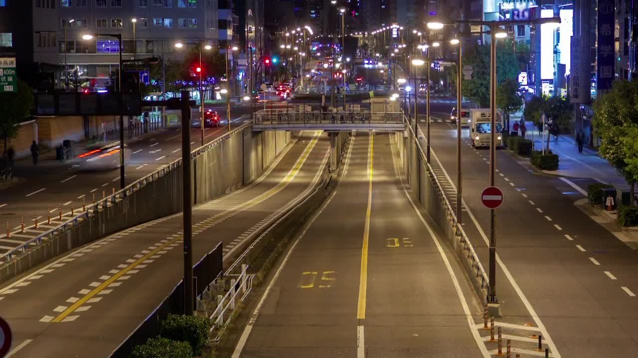Stock Video Osaka City Roads At Night Live Wallpaper - Free Download