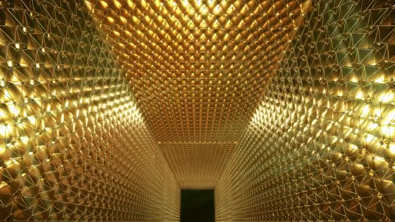 Stock Footage Video Loop Of An Awards Hall With Gold Walls Live Wallpaper - Free Download
