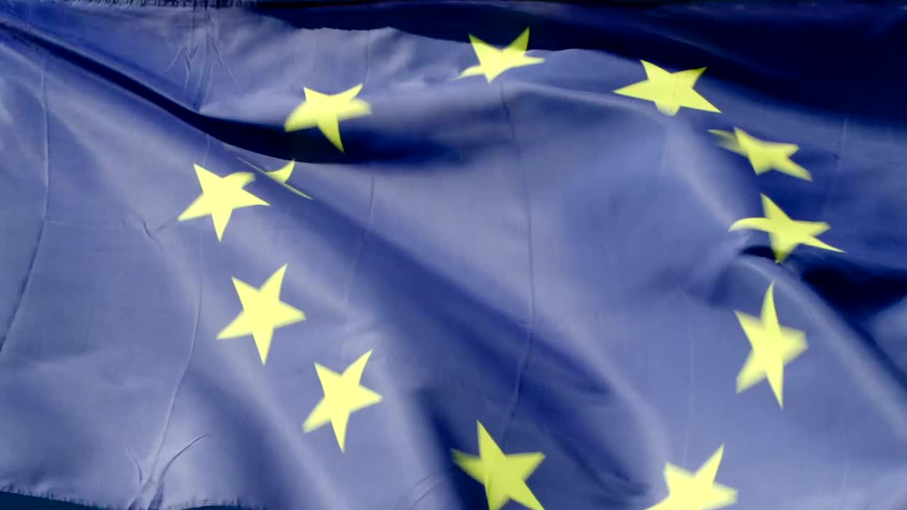 Stock Video European Union Flag In The Wind Live Wallpaper For PC - Free Download