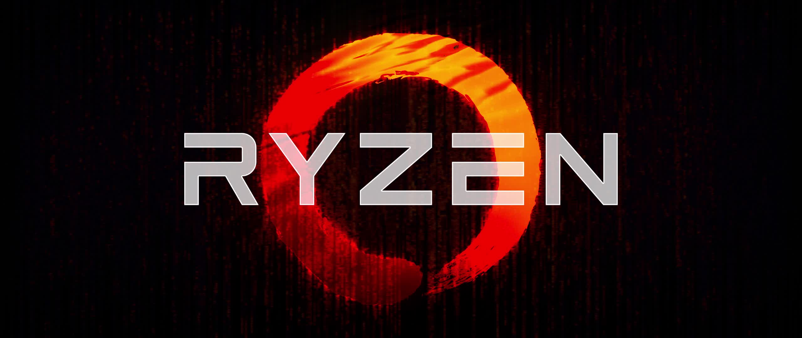 AMD Ryzen Glich HD UltraWide Live Wallpaper - Free Download