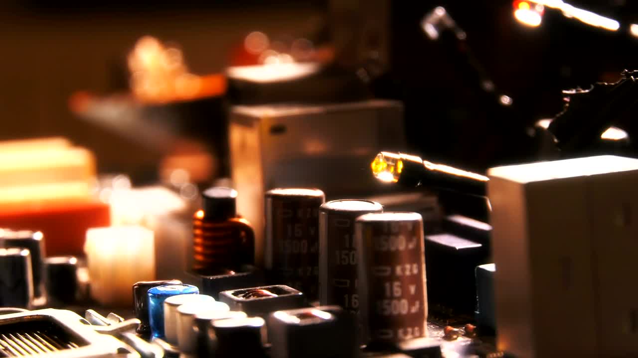 Stock Video Motherboard In Detail Live Wallpaper - Free Download
