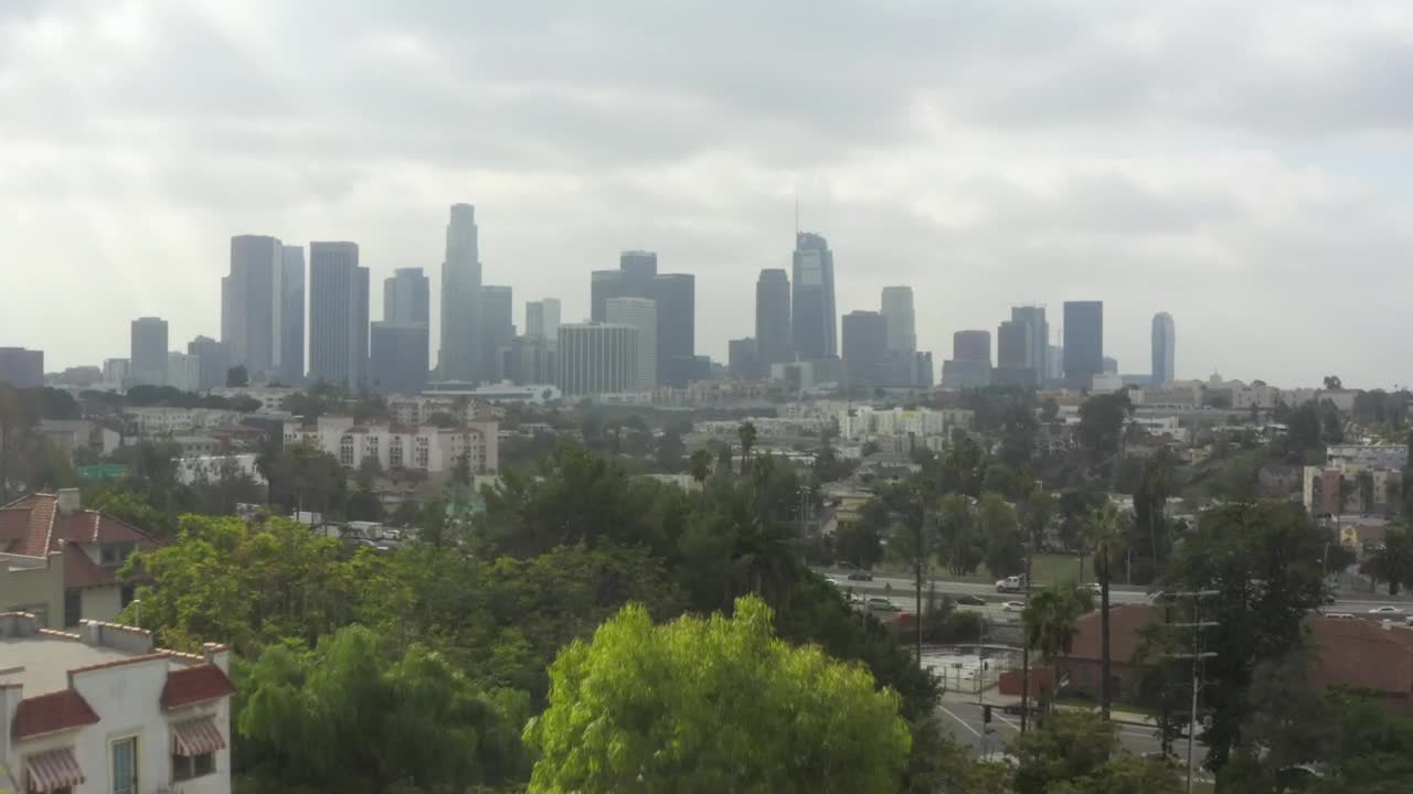 Video Stock City Of Los Angeles California On A Cloudy Day Live Wallpaper For PC - Free Download