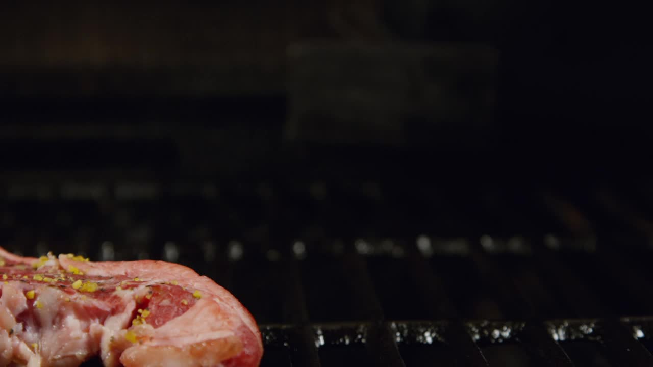 Free Video Stock Steak Fired Over A Coal Grill Live Wallpaper - Free Download