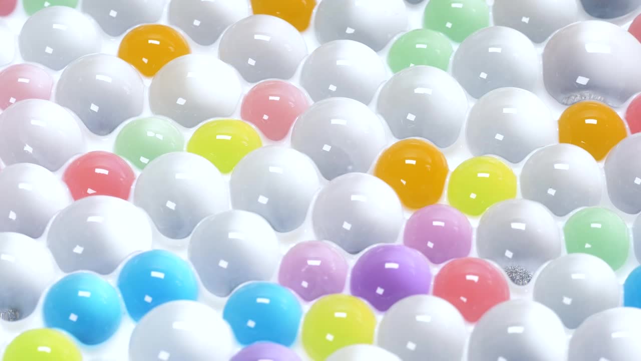 Stock Video Colorful Spheres Floating In Liquid Live Wallpaper For PC - Free Download