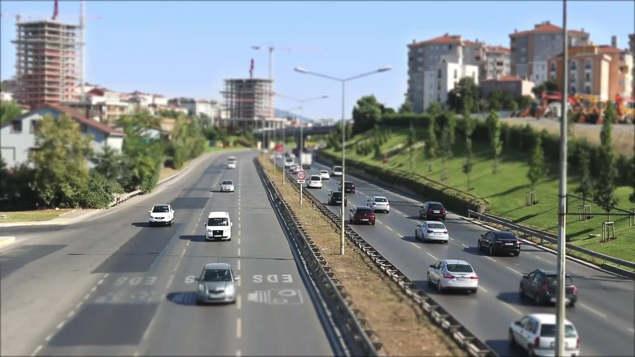 Video Stock City Road With Traffic On A Sunny Day Live Wallpaper For PC - Free Download