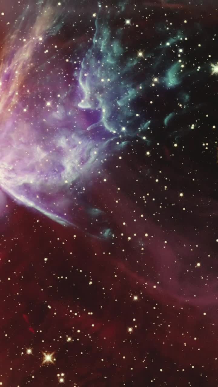 Free Stock Video Shining Stars Around A Blue Nebula Live Wallpaper - Free Download