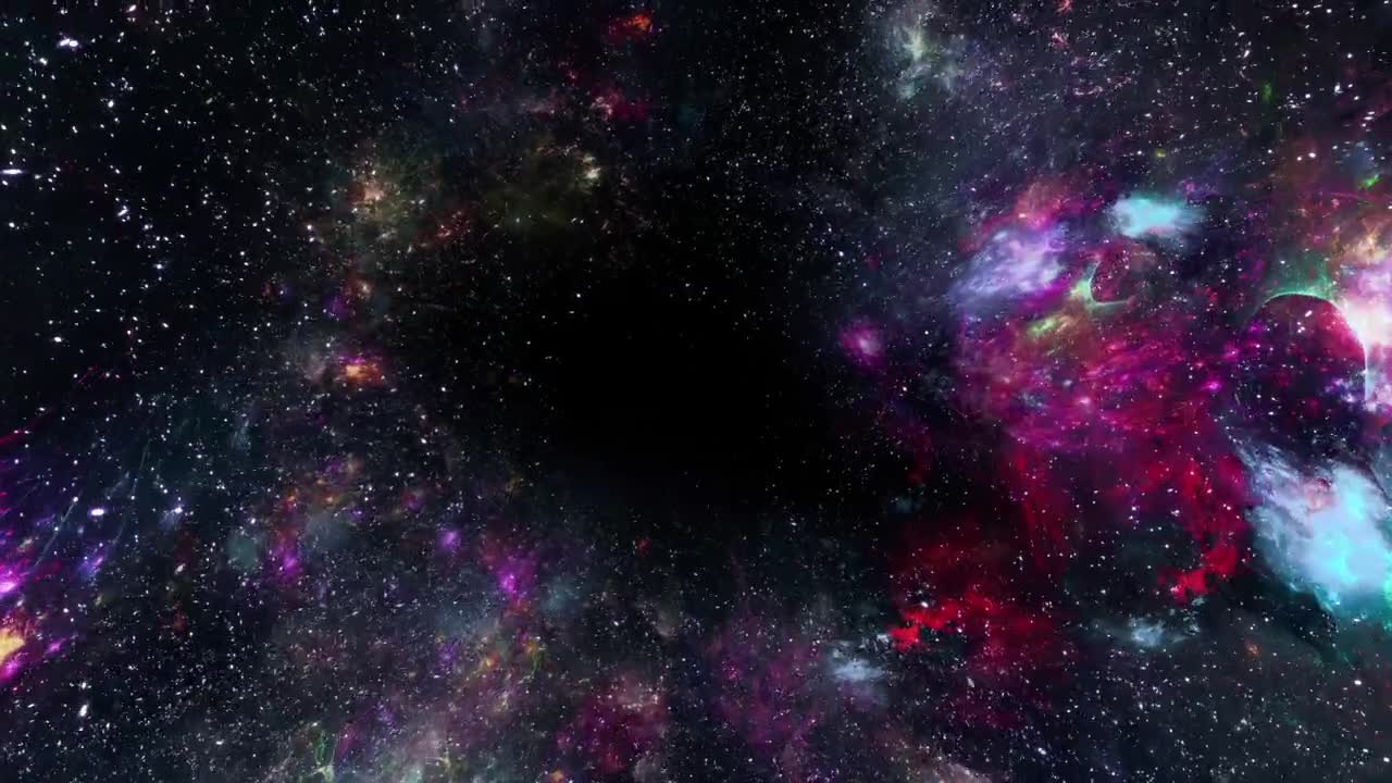 Free Video Stock Starry Space With Nebulae Spinning Shot Live Wallpaper - Free Download