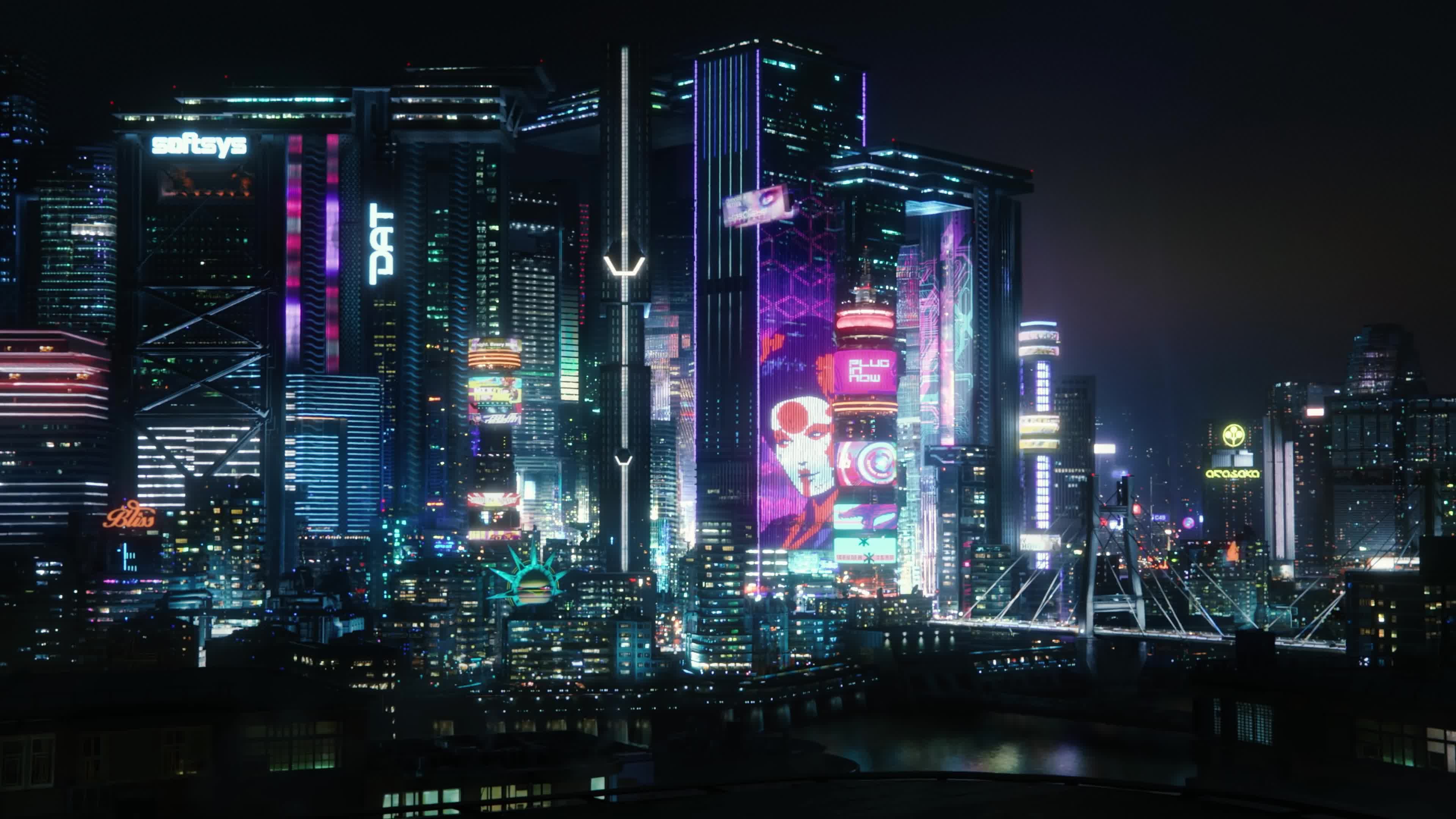 Cyberpunk 2077 Game 4K Animated Desktop - Free Download