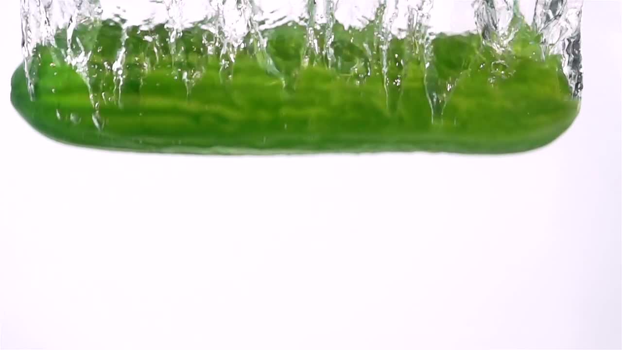 Stock Video Cucumber Falling Through Water Live Wallpaper For PC - Free Download