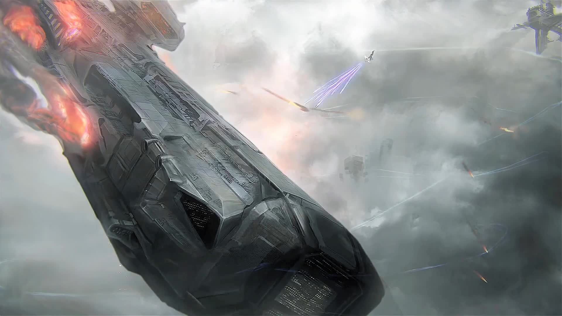 Spaceship  League  Of  Legends  Login  Live  Wallpaper - Free Download