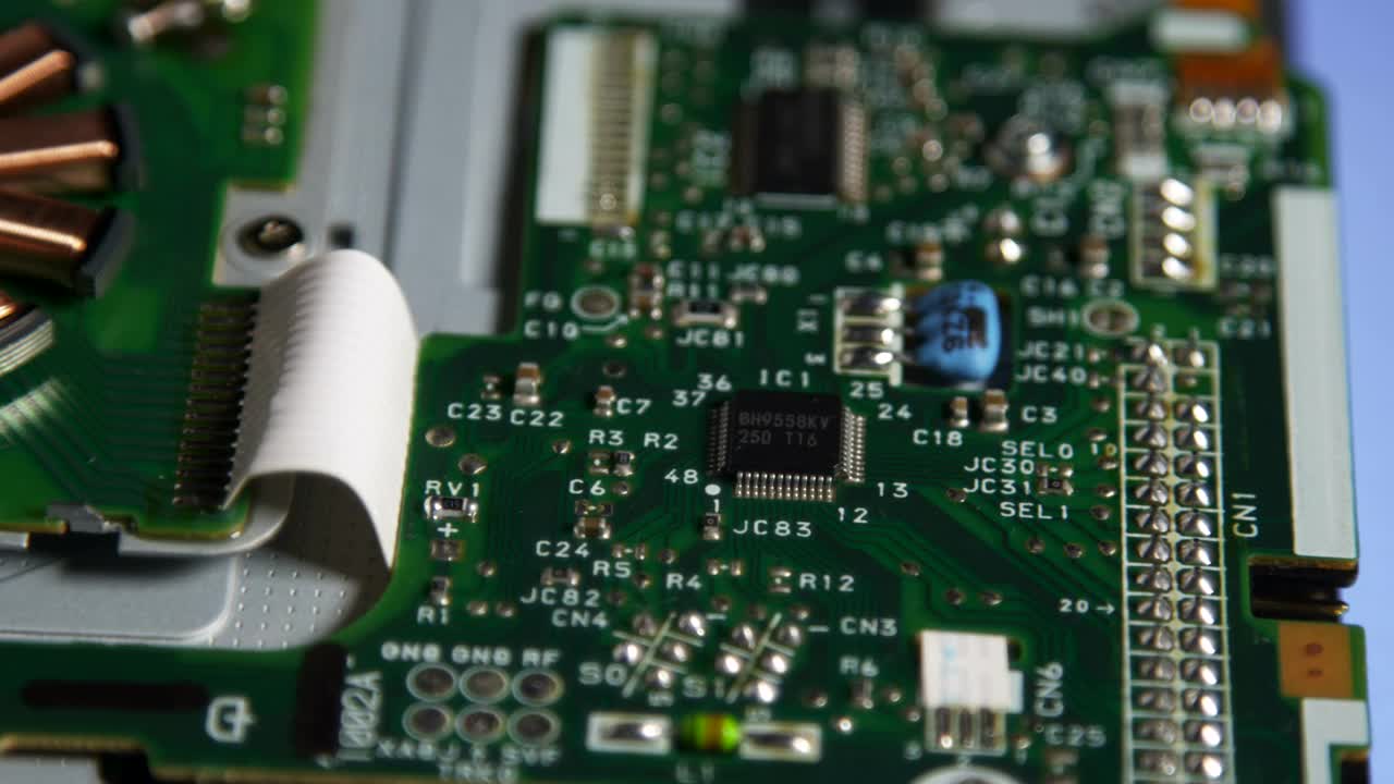 Video Stock Closeup Of Circuits Live Wallpaper For PC - Free Download