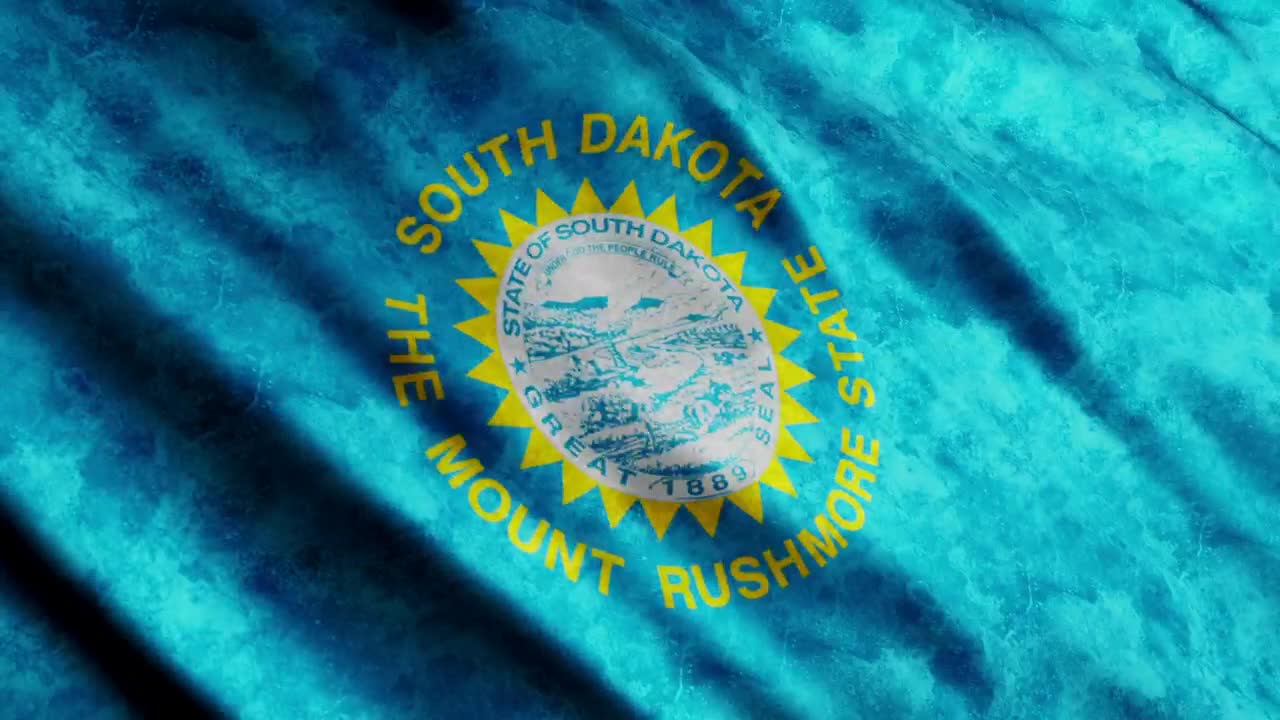 Free Video Stock South Dakota State Faded Flag Live Wallpaper - Free Download