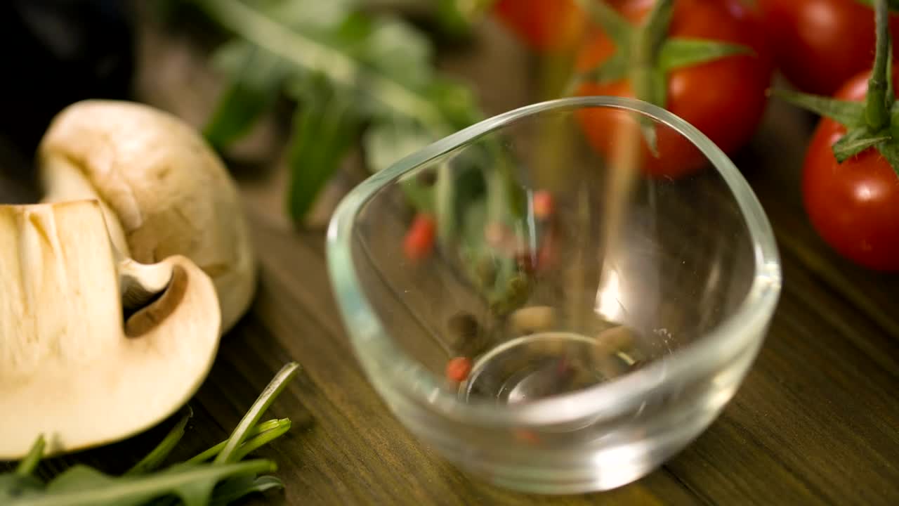 Stock Video Pepper Mix Spices In A Small Bowl Live Wallpaper - Free Download