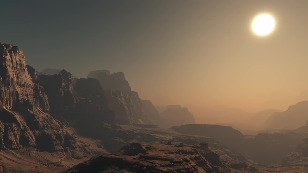 Stock Video Exploring The Rocky Surface Of Mars Live Wallpaper For PC - Free Download