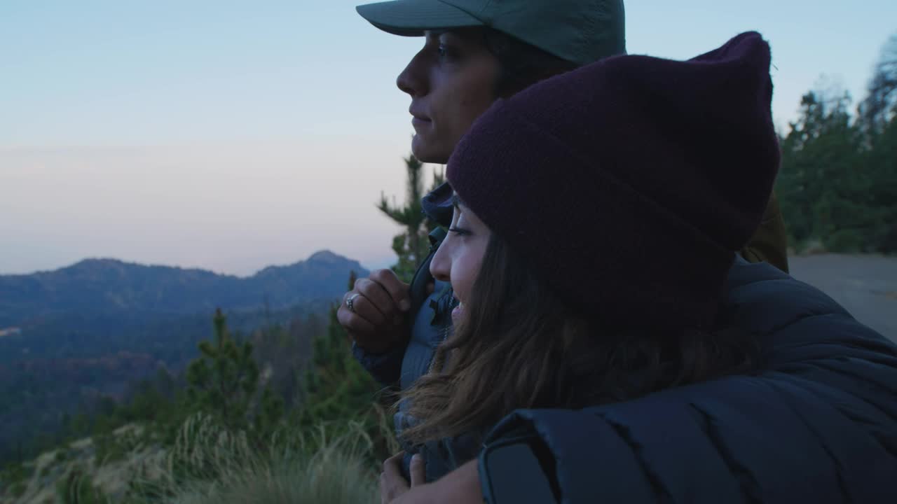 Video Stock Close Up To A Couple Of Hikers Live Wallpaper For PC - Free Download