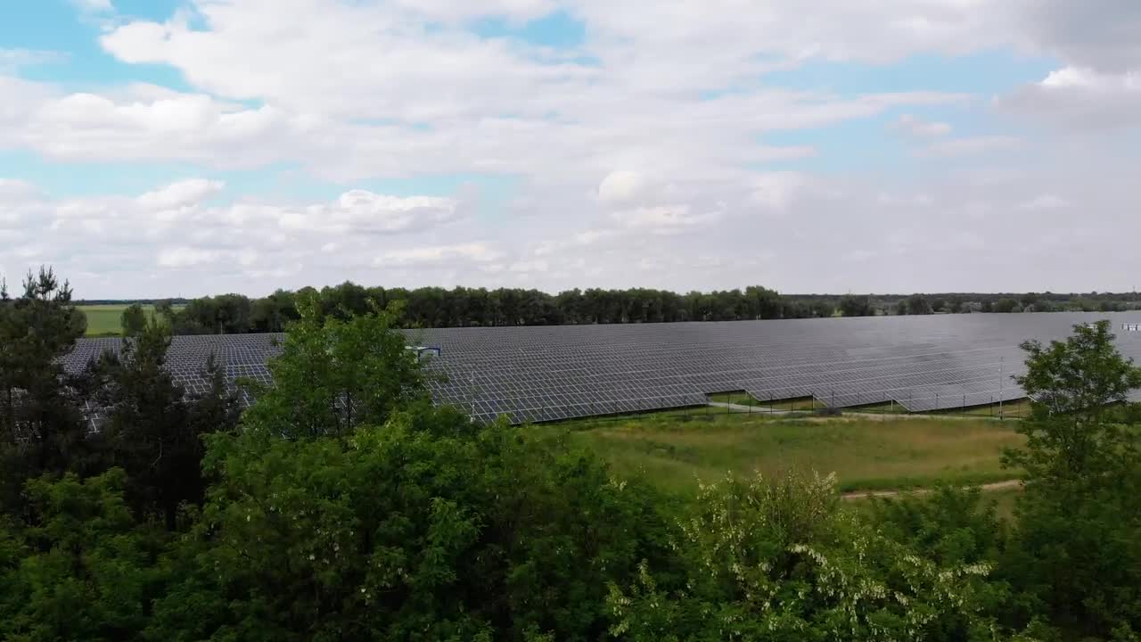 Stock Video Immense Field Of Solar Panels Aerial View Animated Wallpaper - Free Download