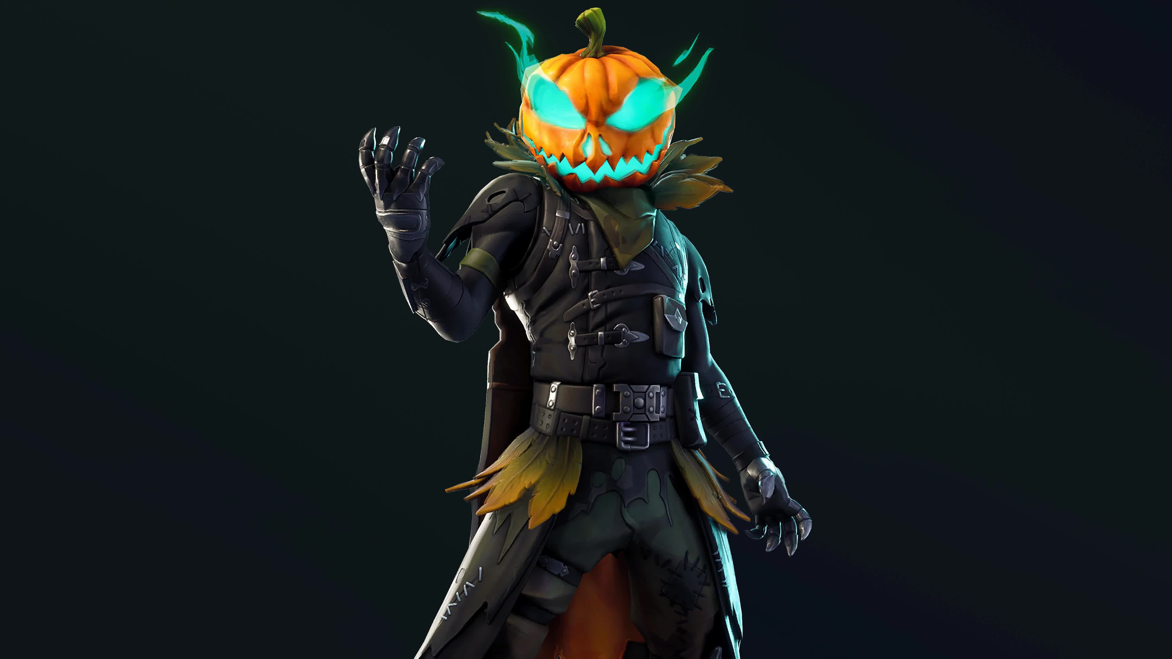 Fortnite  Helloween  Skin  Hollowhead  4K  Live  Wallpaper - Free Download