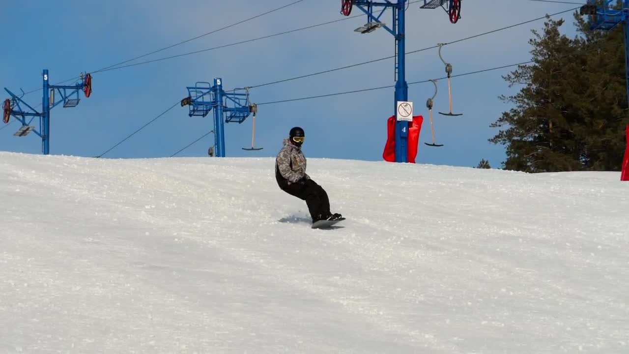Free Video Stock Snowboarding Down The Hill Live Wallpaper - Free Download