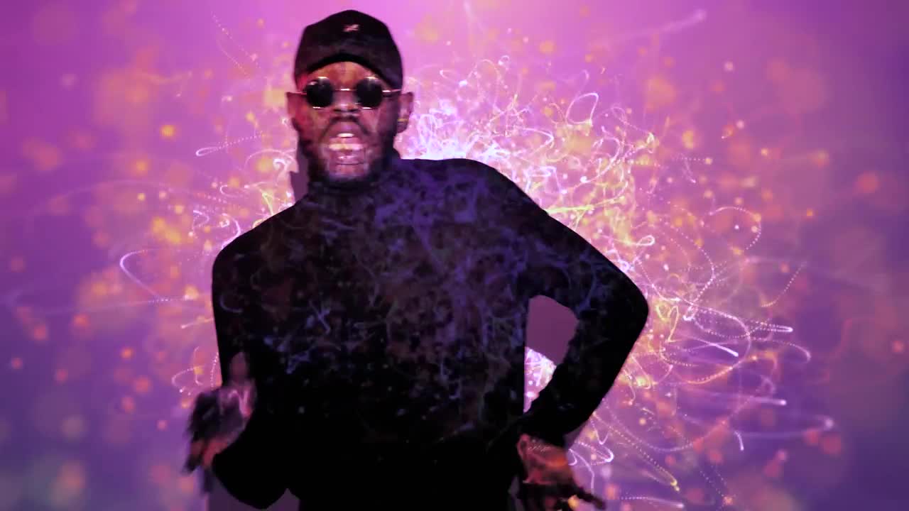 Stock Video Lights Projected Onto Dancing Man Animated Wallpaper - Free Download