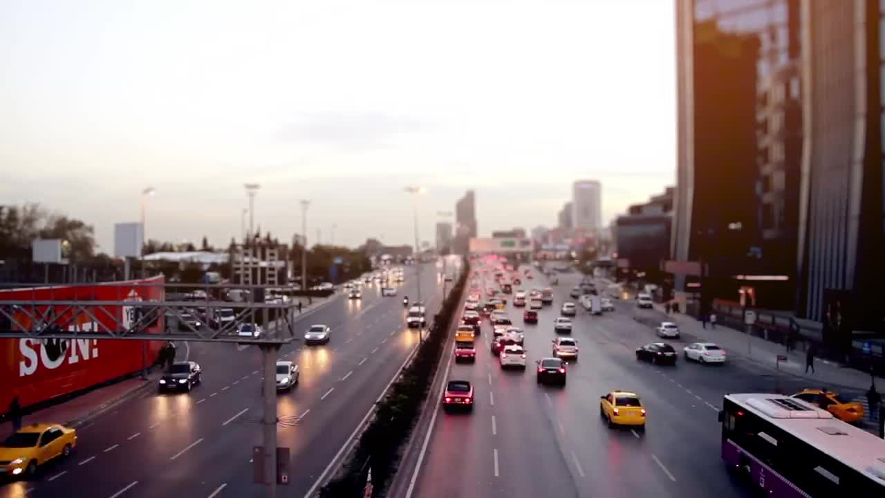 Free Video Stock Static Time Lapse High Shot Of A City Traffic Live Wallpaper - Free Download