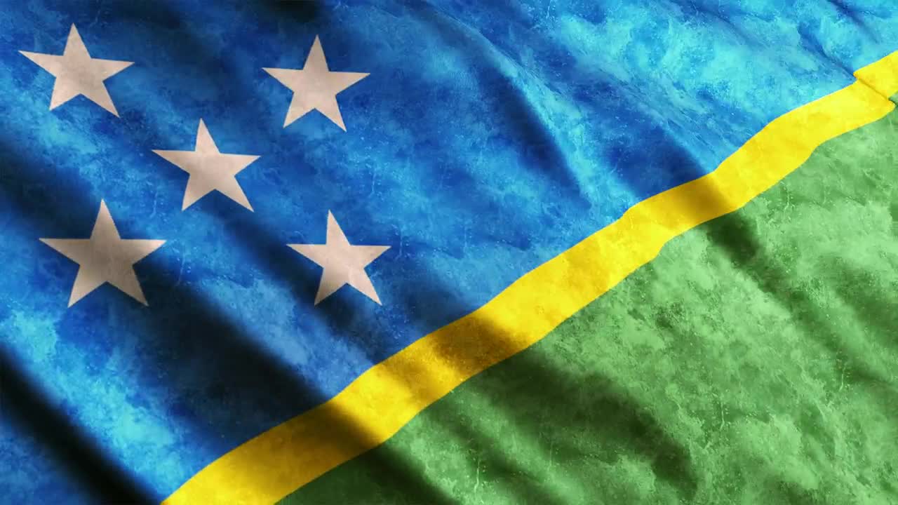 Free Video Stock Solomon Islands Flag Waving Live Wallpaper - Free Download