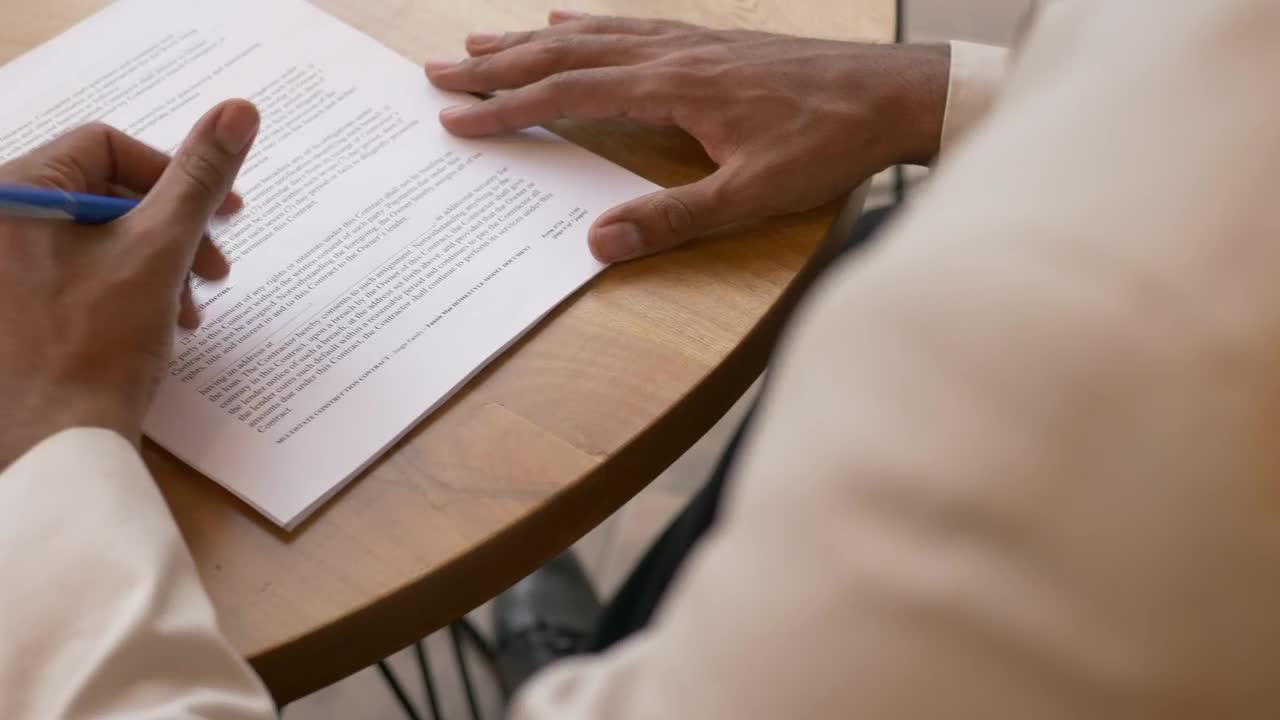 Free Stock Video Signing A Contract Live Wallpaper - Free Download