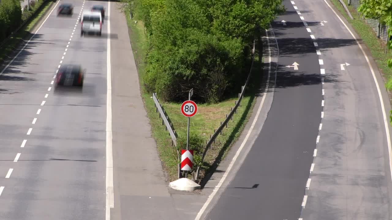 Free Video Stock timelapse of a fork in a highway Live Wallpaper - Free Download