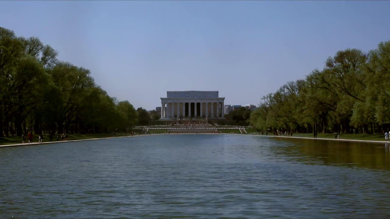 Stock Video Lincoln Memorial On A Quiet Day Animated Wallpaper - Free Download