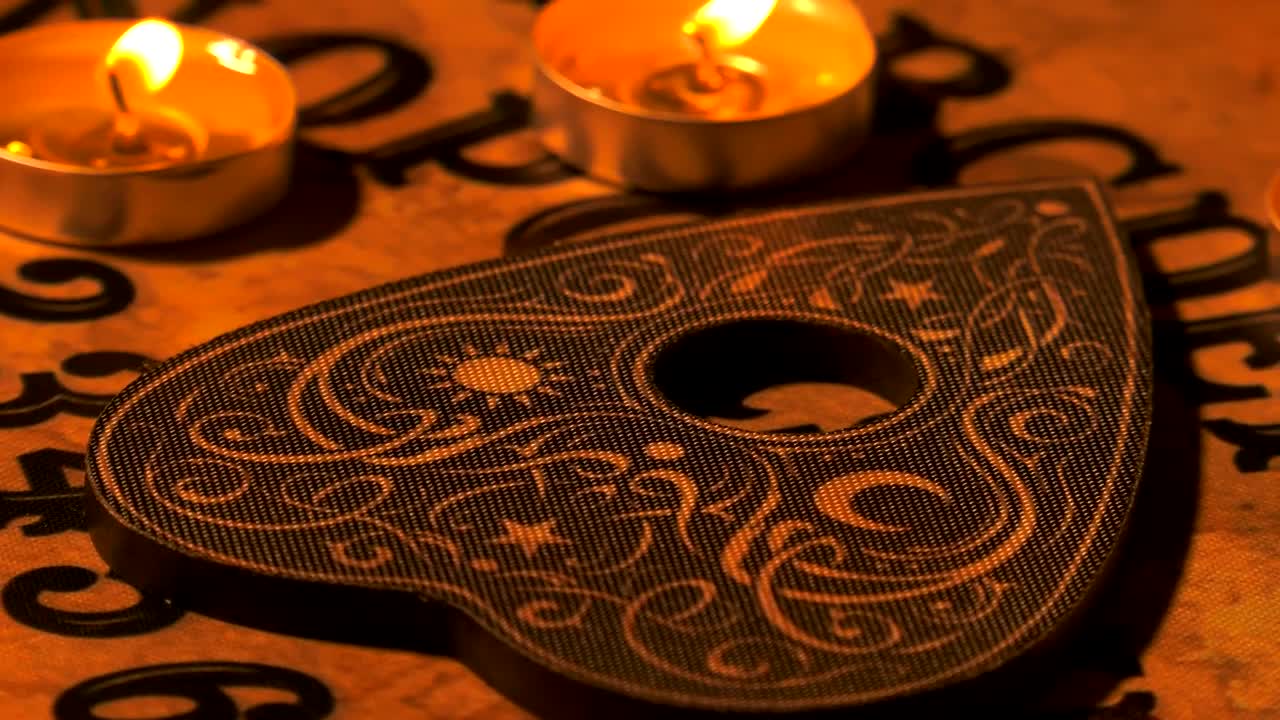 Stock Video Ouija Board With Candles On It Live Wallpaper - Free Download