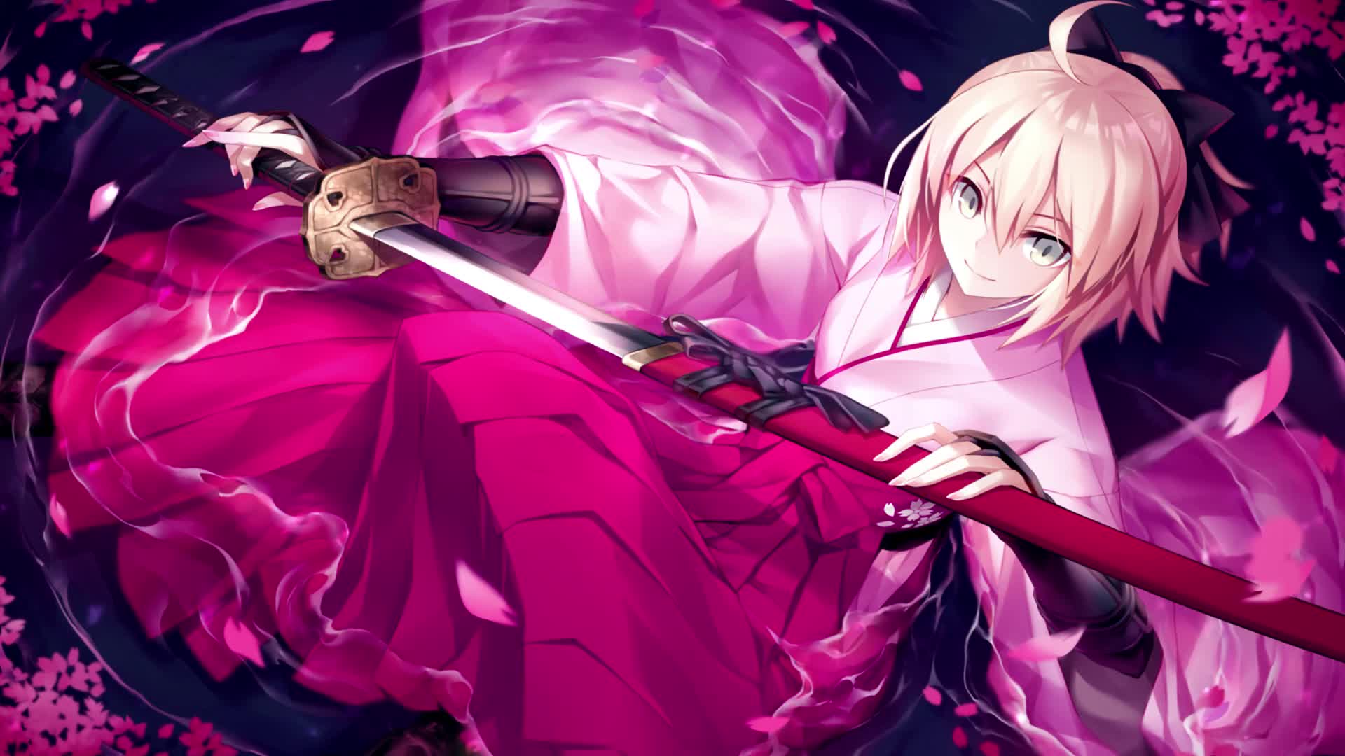Fate Sakura Saber Anime Live Wallpaper - Free Download