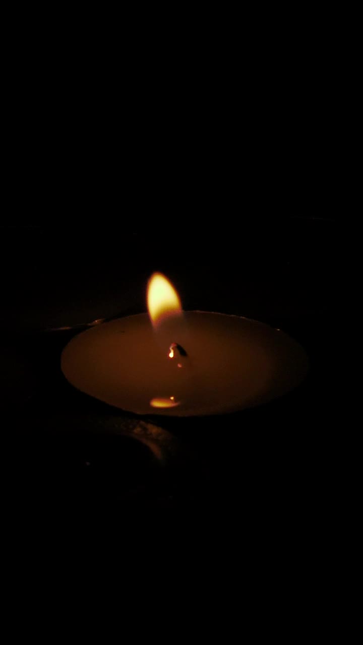Video Stock Candle Lighting In The Dark Live Wallpaper For PC - Free Download