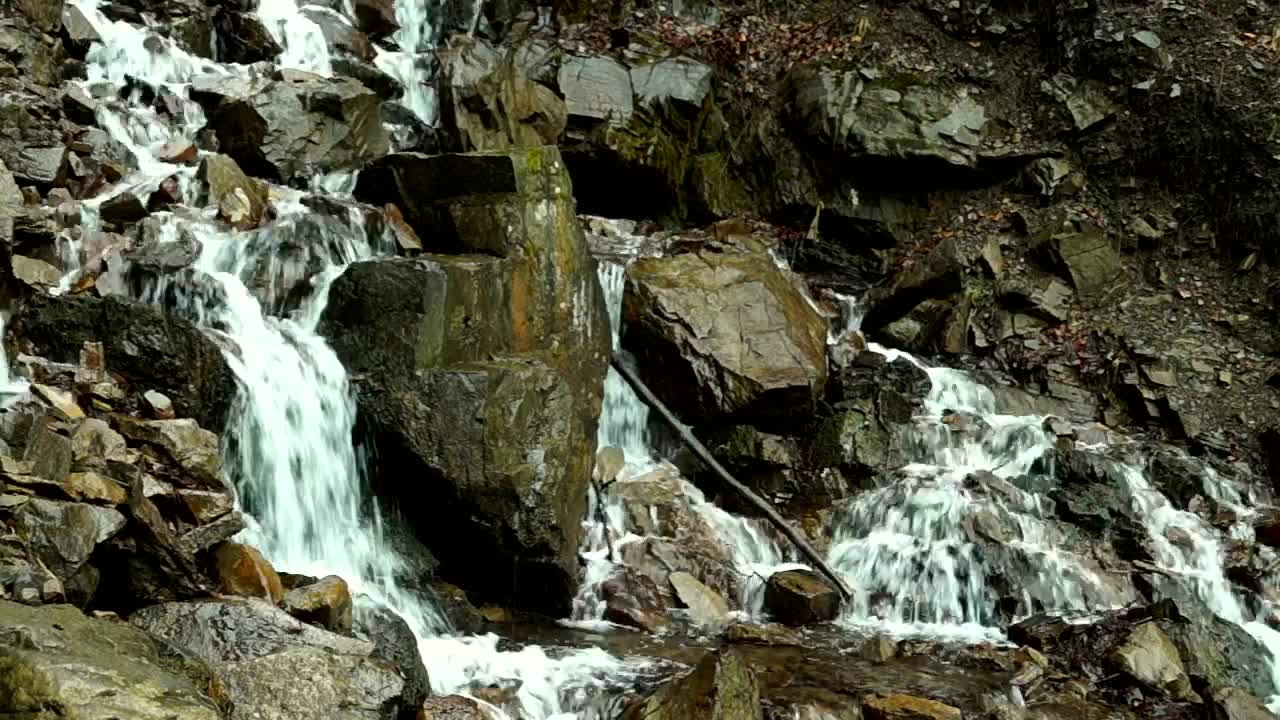 Stock Video Creek Flowing Through The Mountain Rocks Live Wallpaper For PC - Free Download