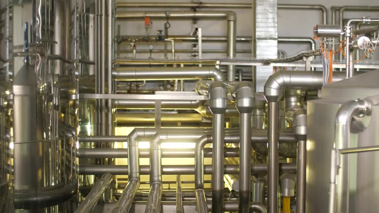 Stock Video Industrial Machinery Pipeline Animated Wallpaper - Free Download