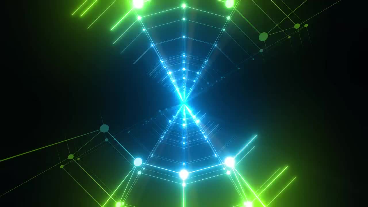 Free Stock Video Tube Made Of Dots And Lines Of Lights Live Wallpaper - Free Download
