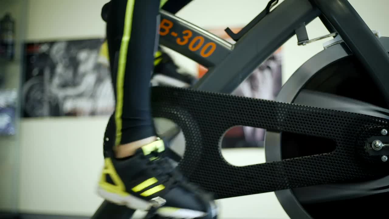 Stock Video Feet Pedaling On A Fixed Bike Live Wallpaper For PC - Free Download