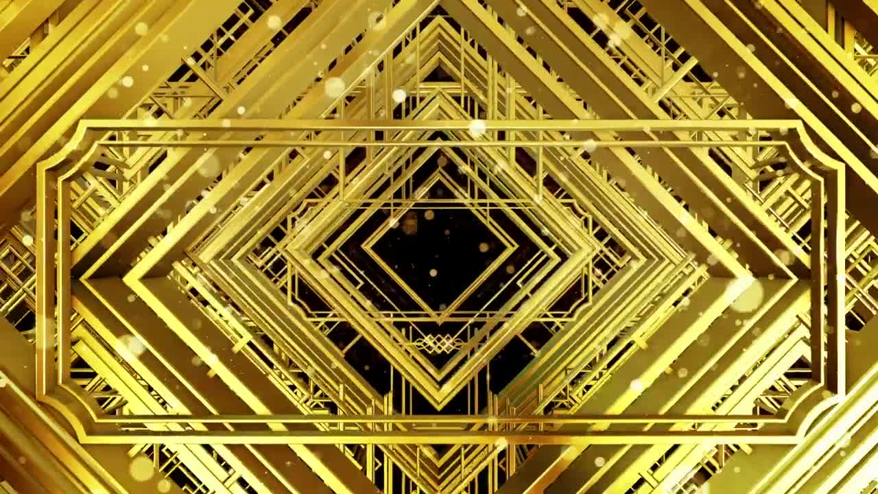Stock Video Floating Golden Figures Awards Title Video Live Wallpaper For PC - Free Download