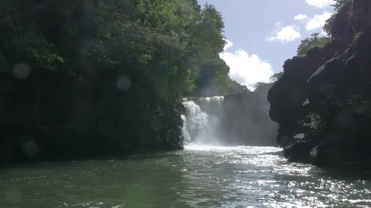Stock Footage Waterfall And Volcanic Rocks Live Wallpaper - Free Download