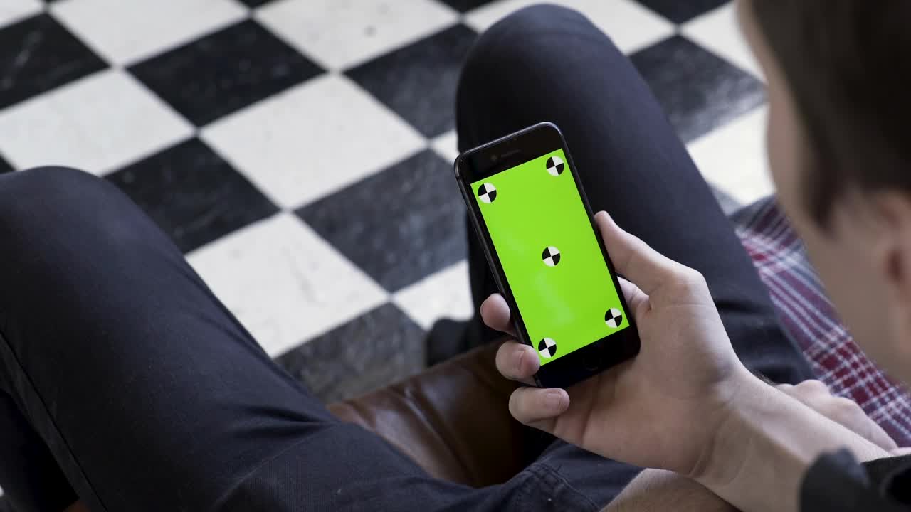 Free Stock Video Sitting Down With A Smartphone Live Wallpaper - Free Download