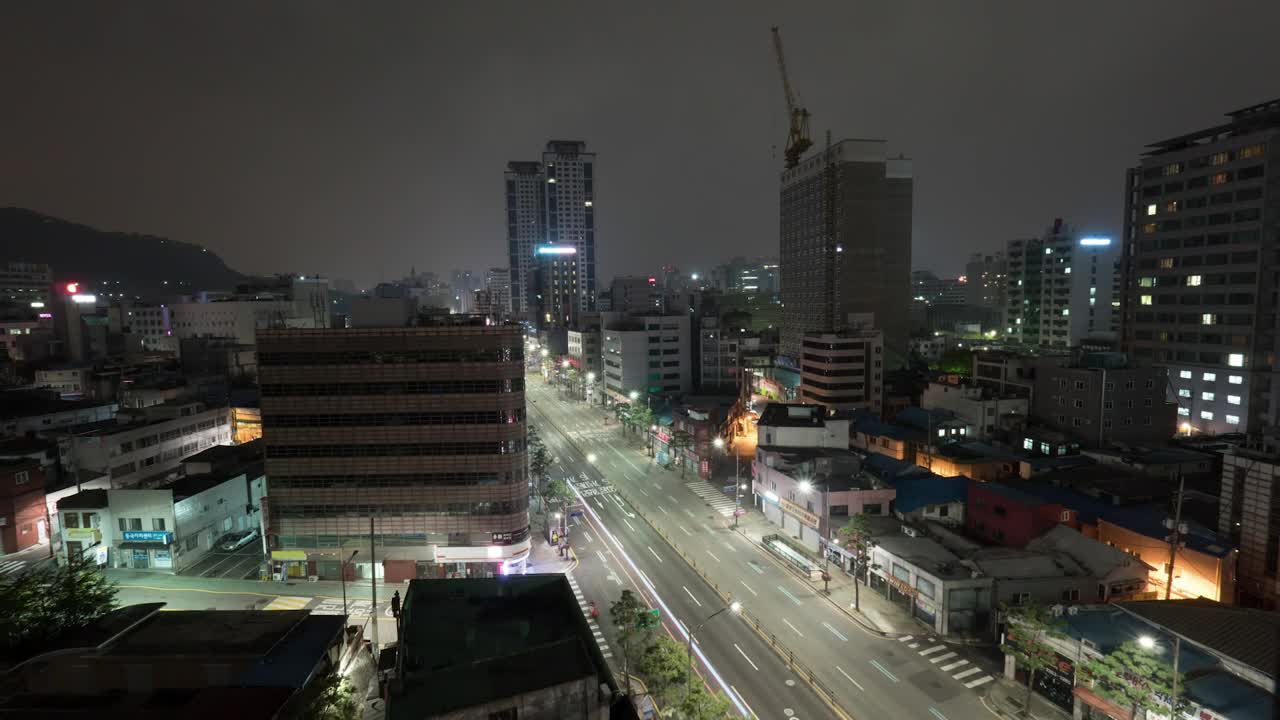 Free Video Stock traffic at night in south korea Live Wallpaper - Free Download