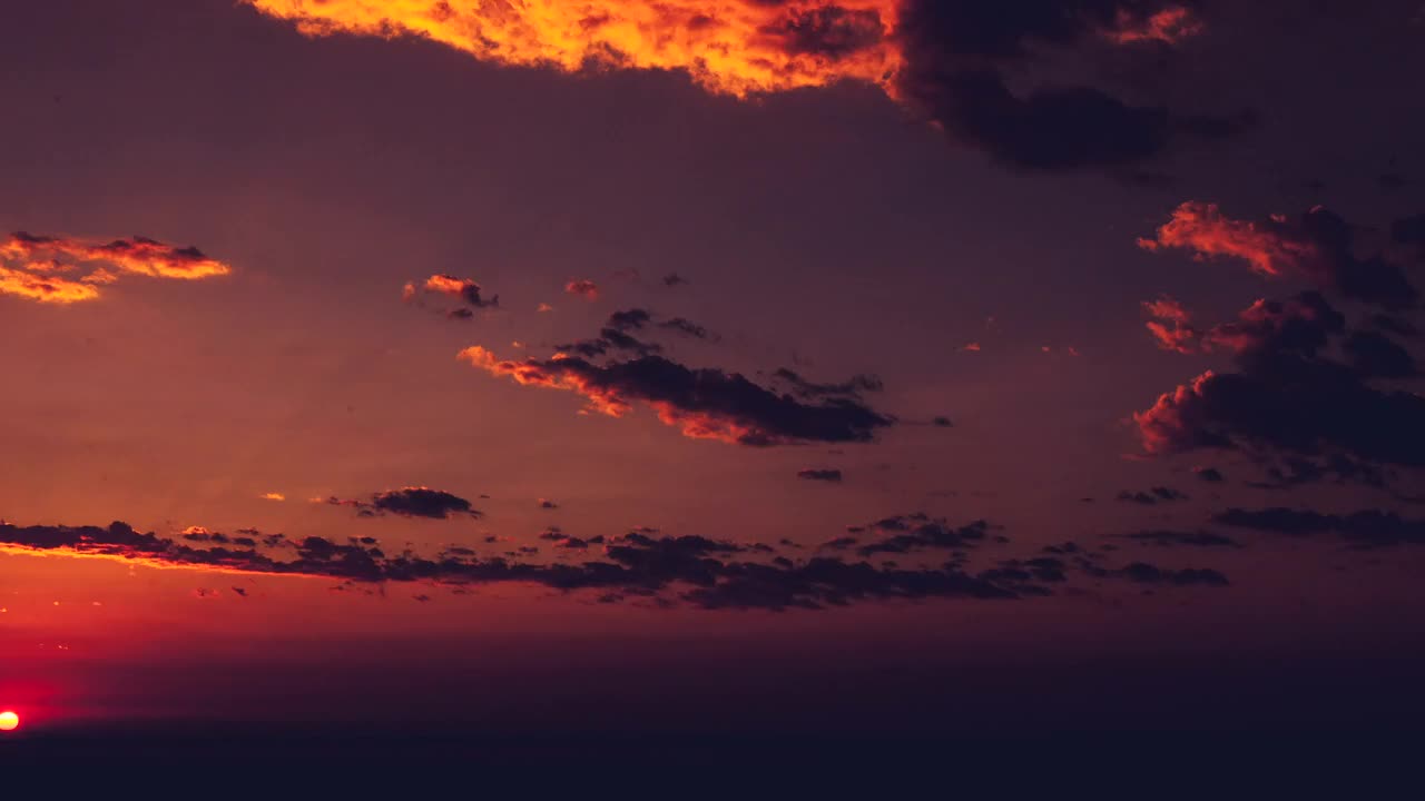 Free Video Stock sunrise shining through thick clouds Live Wallpaper - Free Download