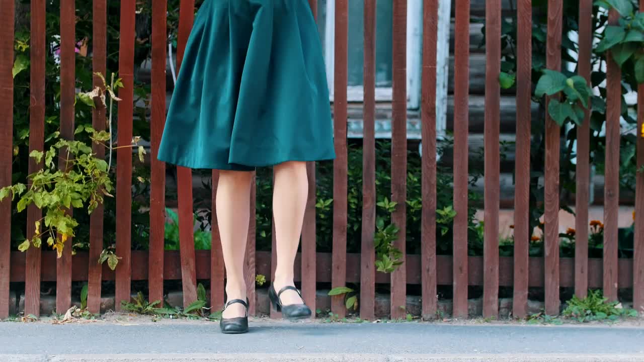 Stock Video Feet Of A Woman Dancing On The Sidewalk Live Wallpaper For PC - Free Download