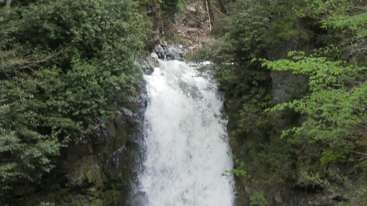Free Video Stock tilt shot of a waterfall in slow motion Live Wallpaper - Free Download